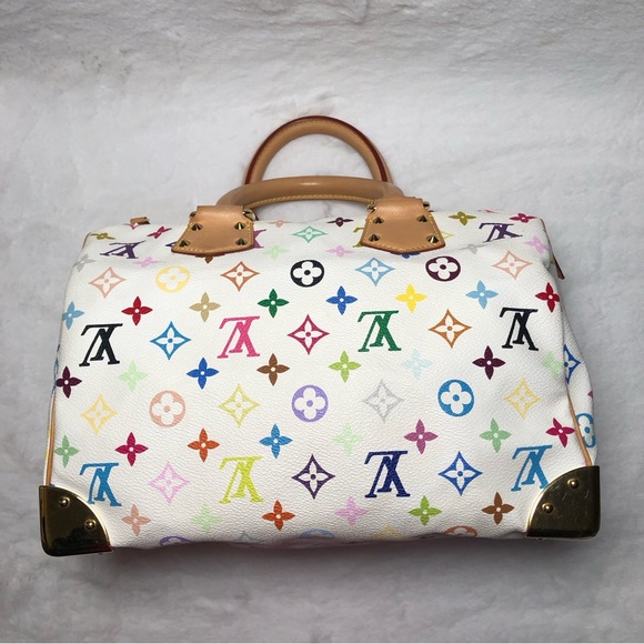 Louis Vuitton Takashi Murakami Speedy30 w/Keys,2-COA’s,DustBag,Date Code(SP0036) - Picture 3 of 17